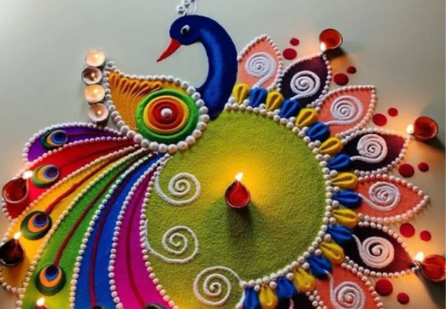 Office Rangoli Art