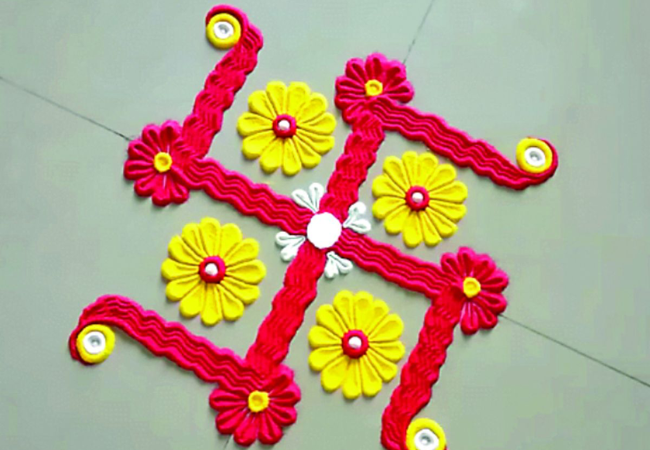 Office Rangoli Art